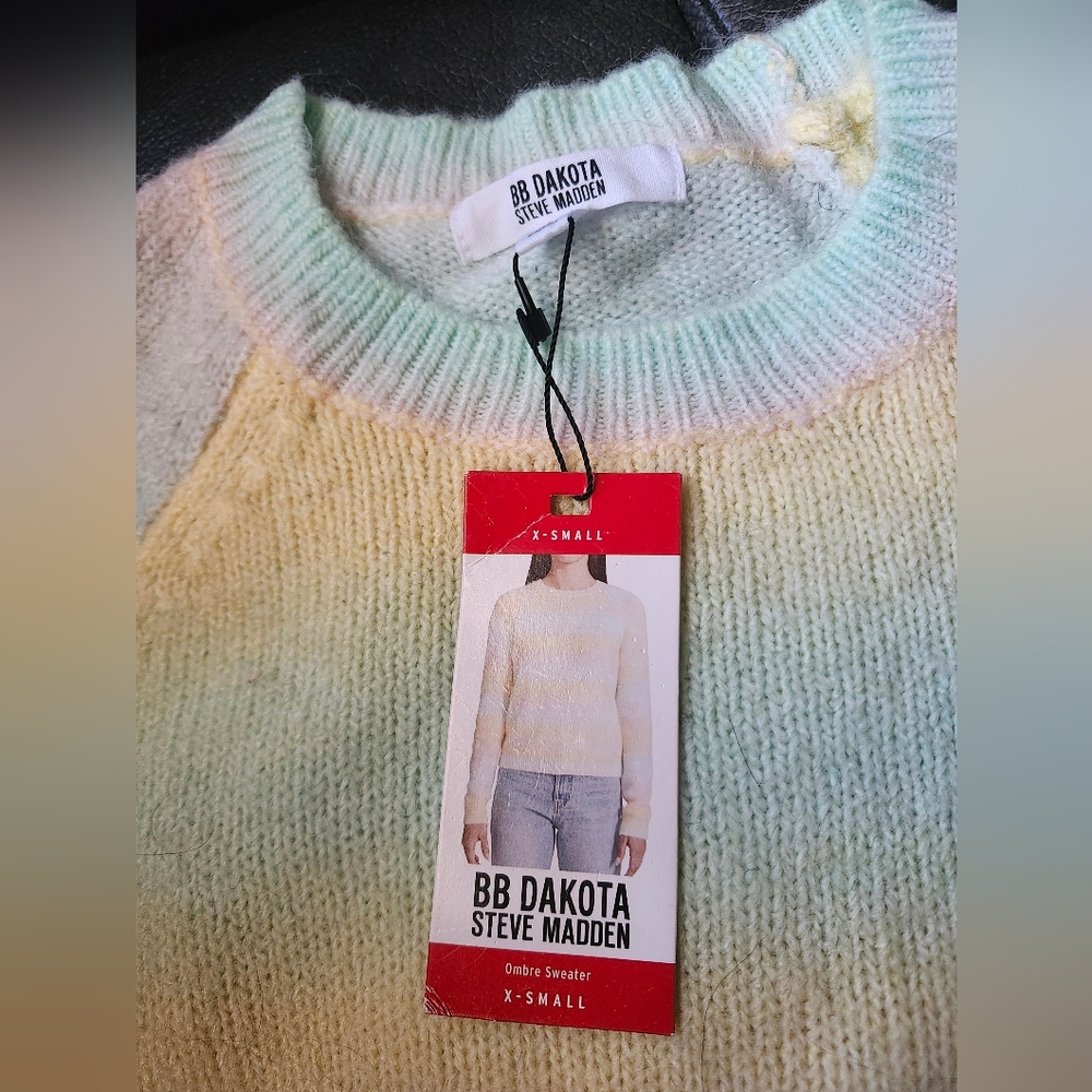 BB Dakota by Steve Madden Women's Ombre Sweater - Pastel